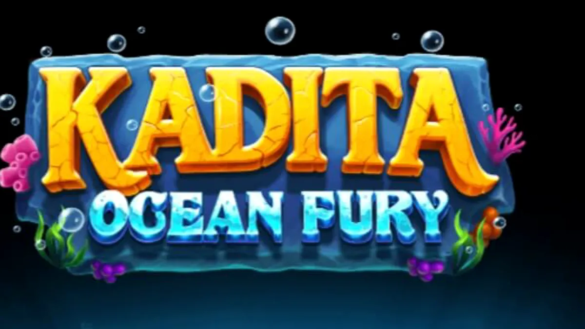 Interface do slot Kadita Ocean Fury em um dispositivo móvel mostrando o tema subaquático