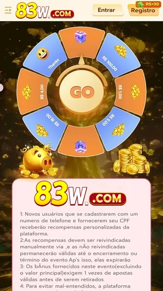 83W Bonus Member Baru 100%